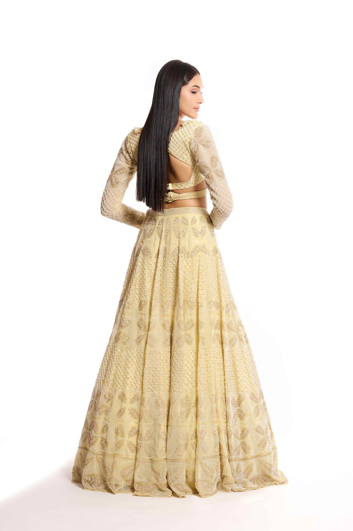yellow lehenga