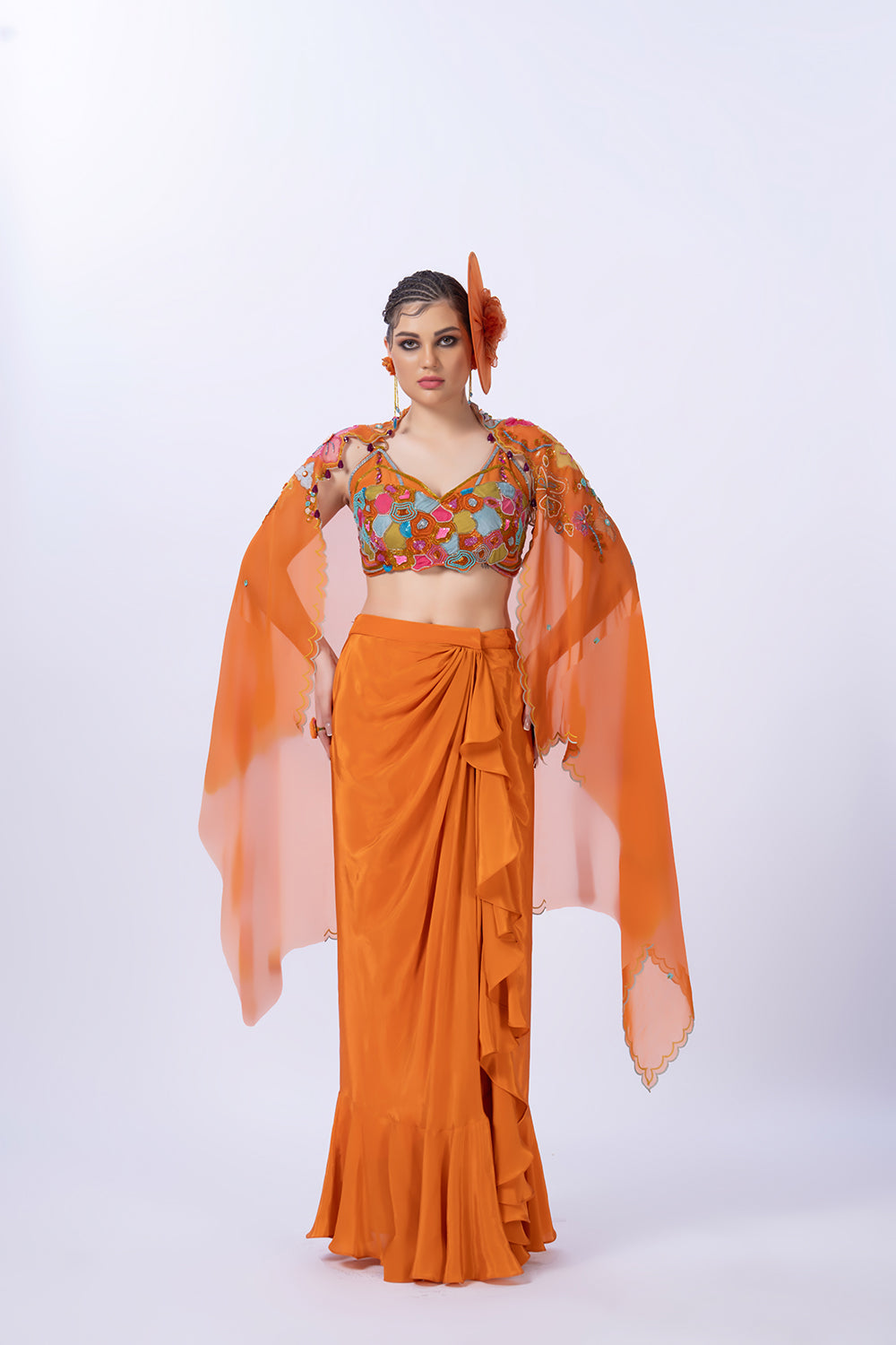 orange shrug set