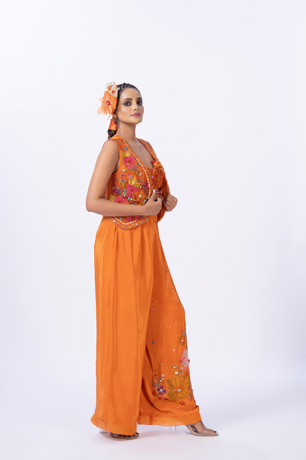 Orange pant set