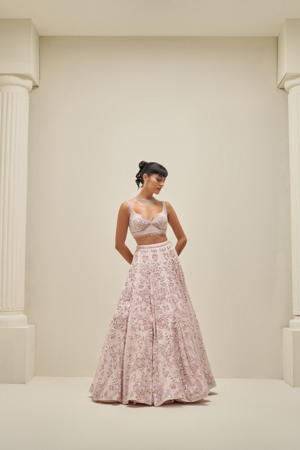 Rose Reverie Lehenga set