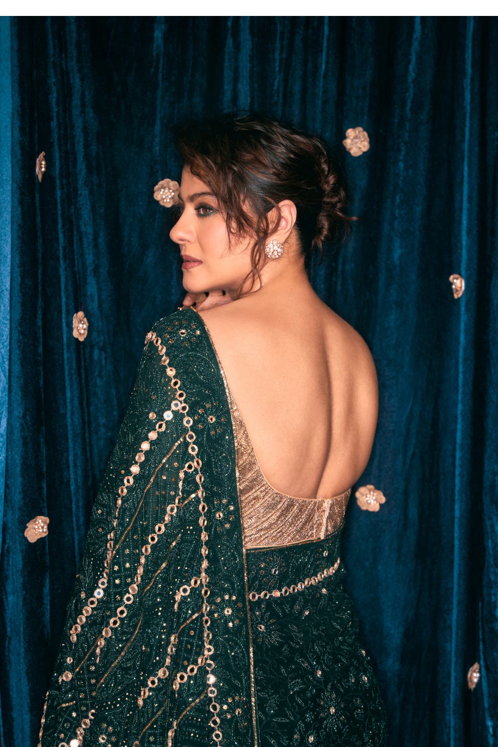 Kajol in Vanamala Saree Set