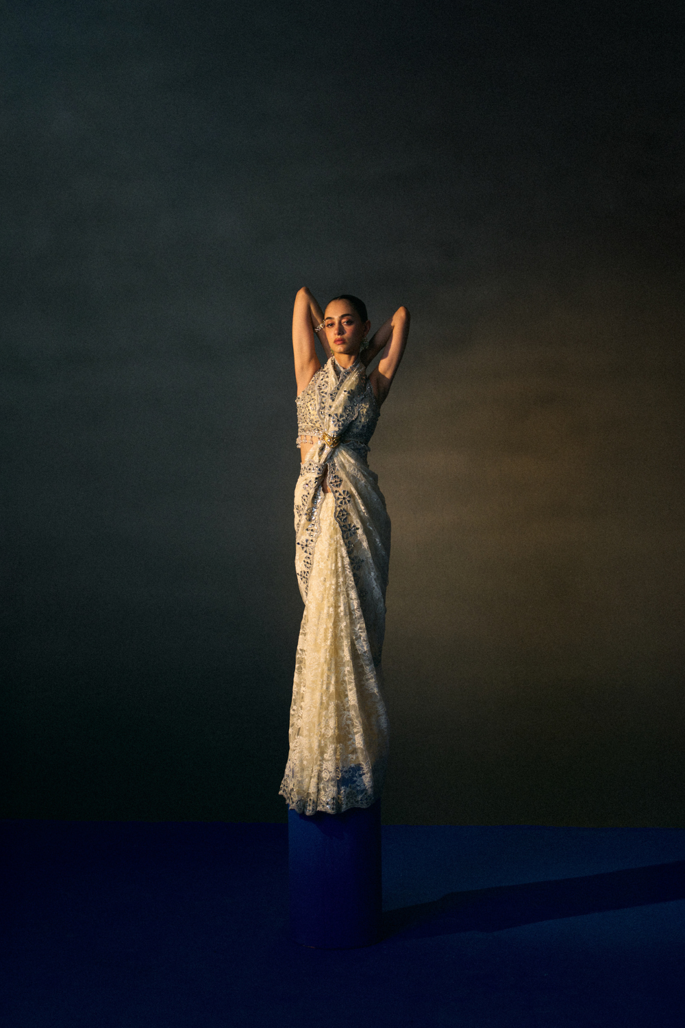 Ivory Sangeet Saree
