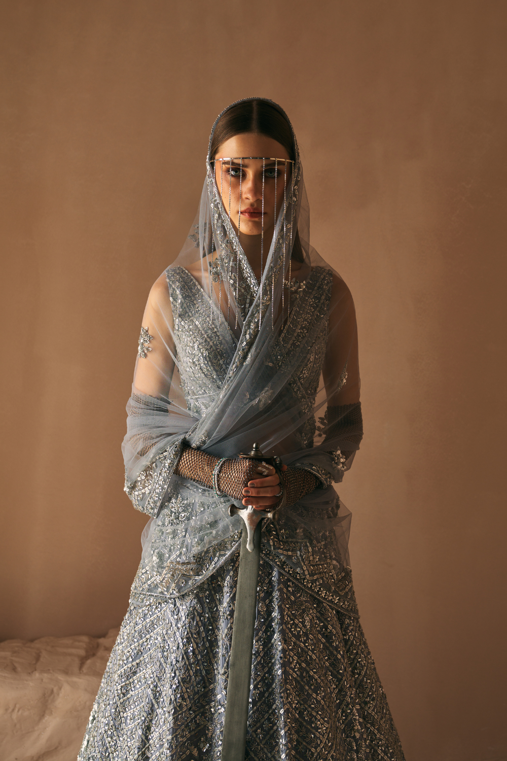 Twilight Smoke Lehenga Set