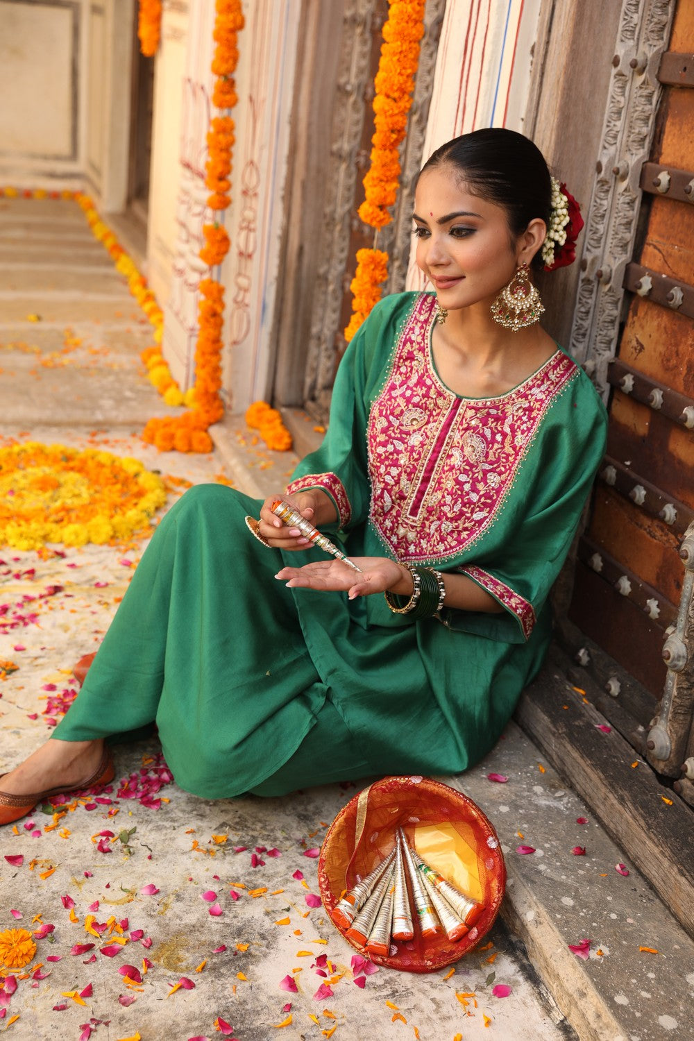 Hayaat Dhoti set
