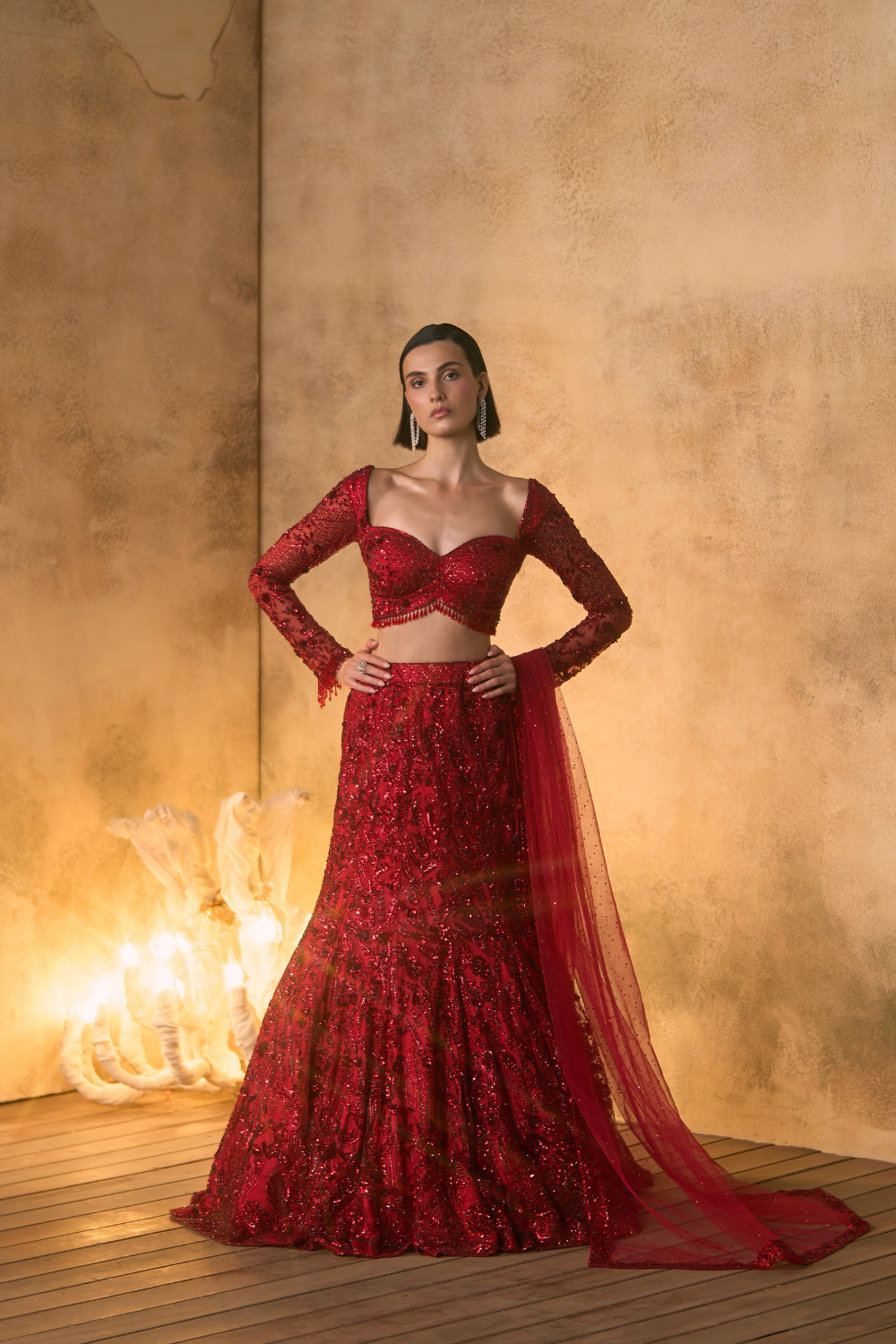 Ember Lehenga Set