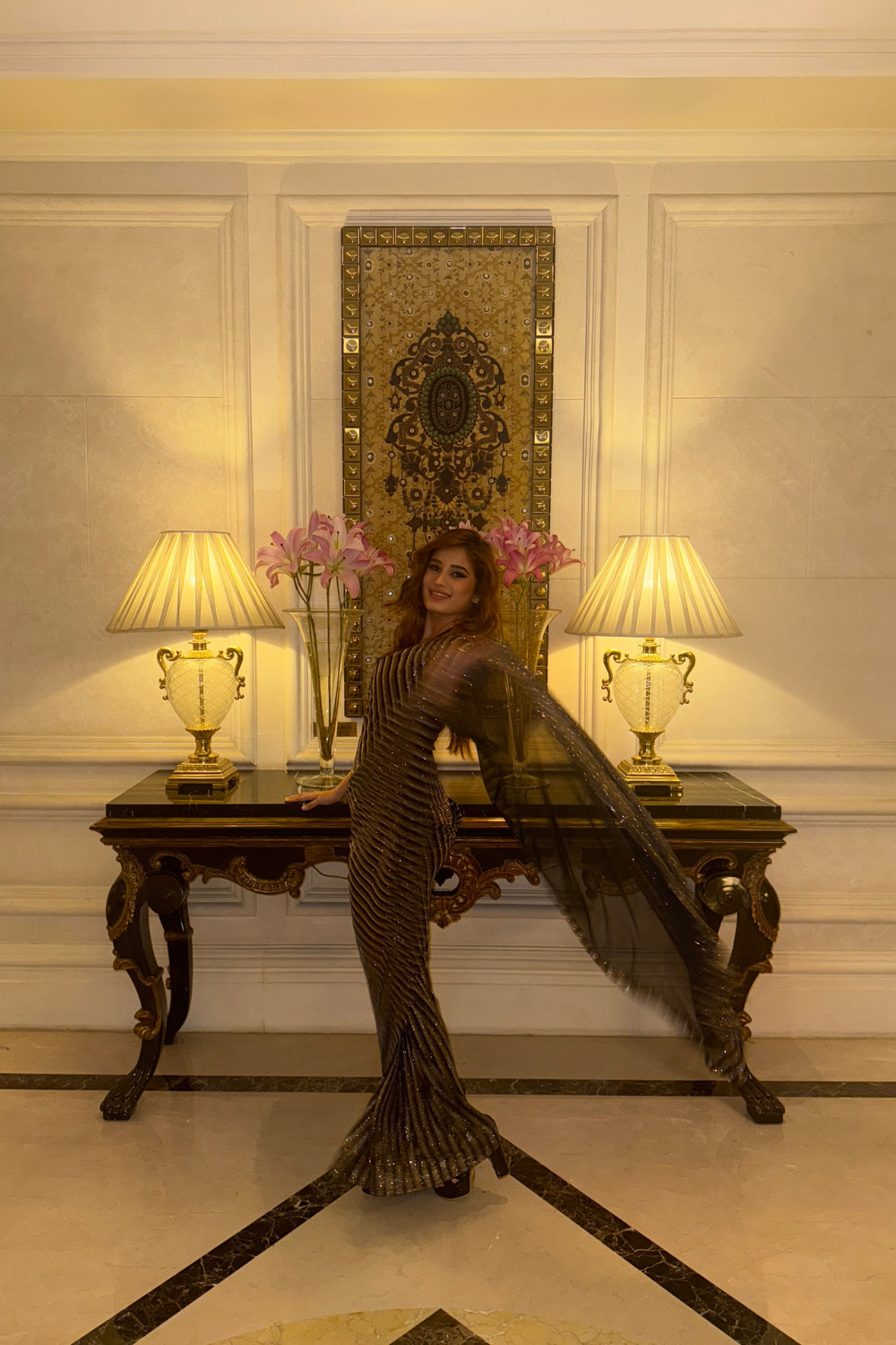 Rasha Thadani in Colette Saree Set