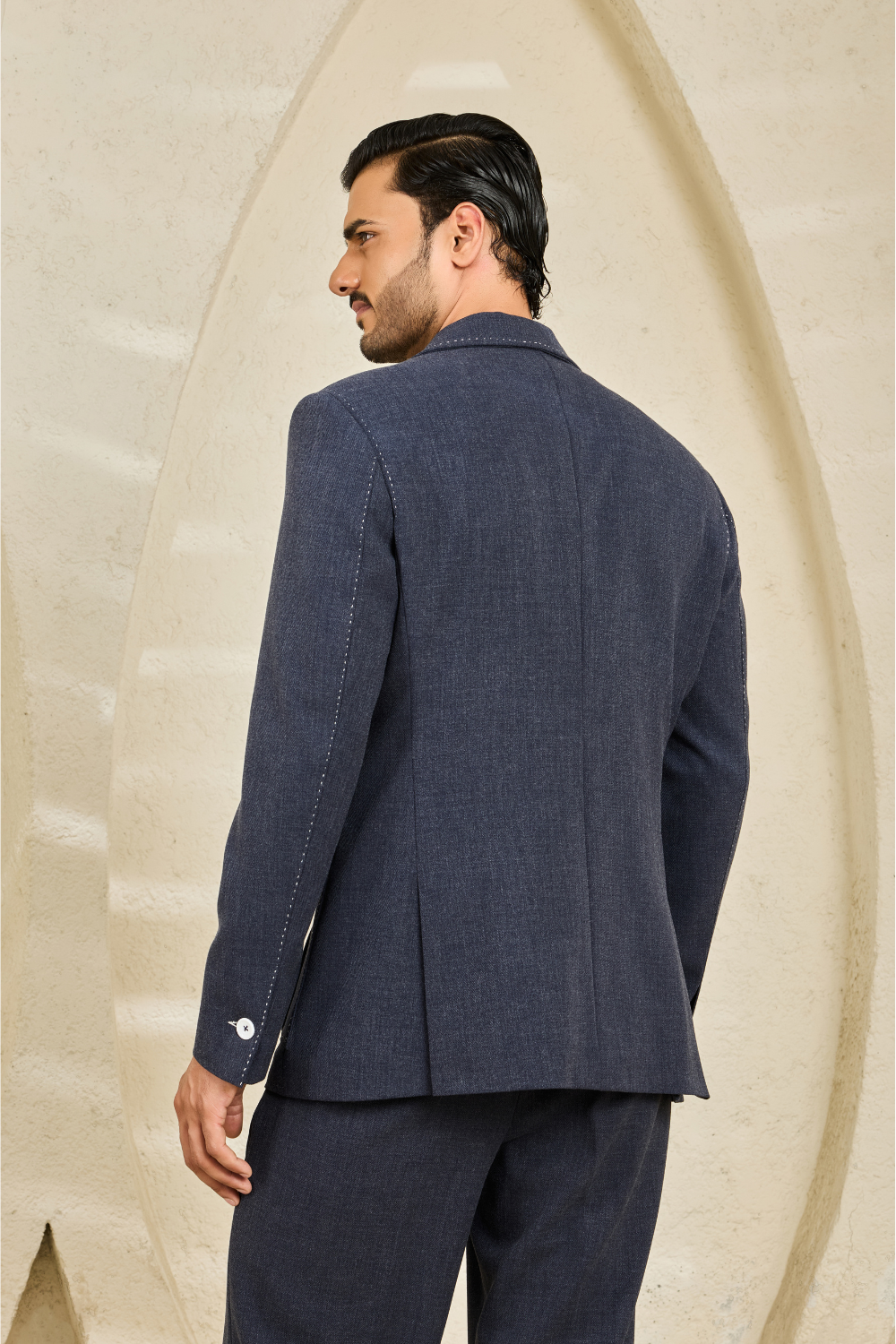 Midnight Blue Hunter Coat Set