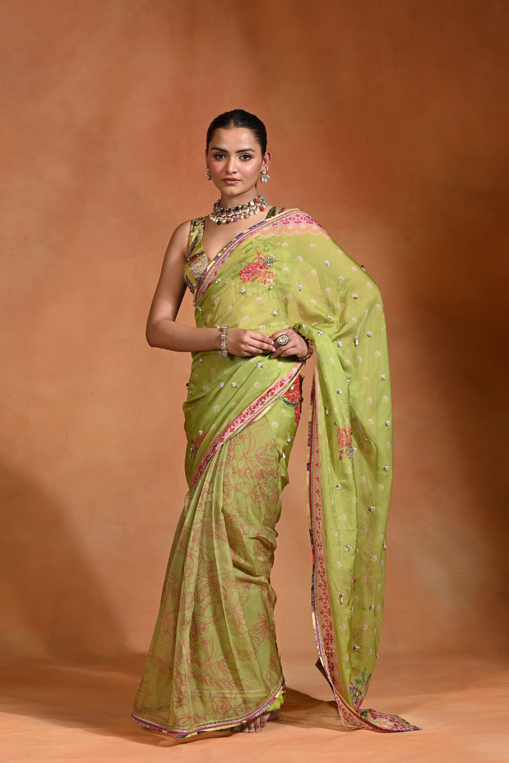 Brat Floral Saree