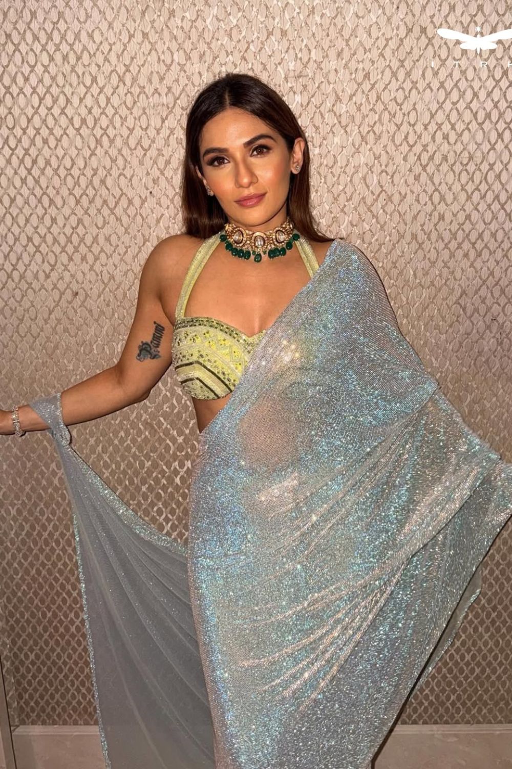 Shauna Gauta in Saanch Saree Set