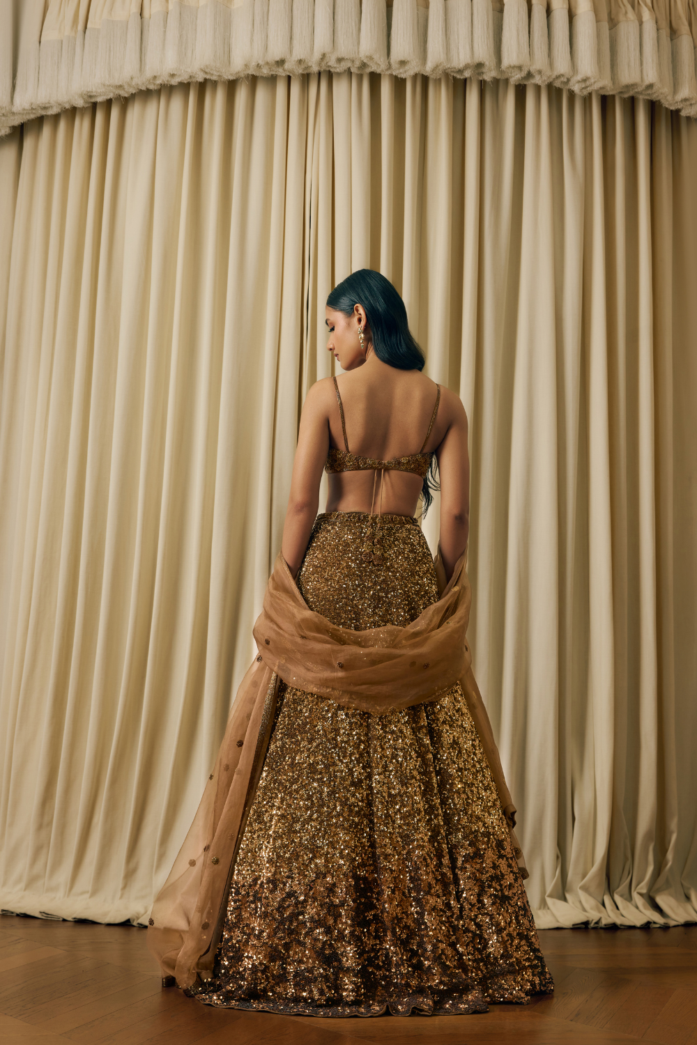 Sequin lehenga