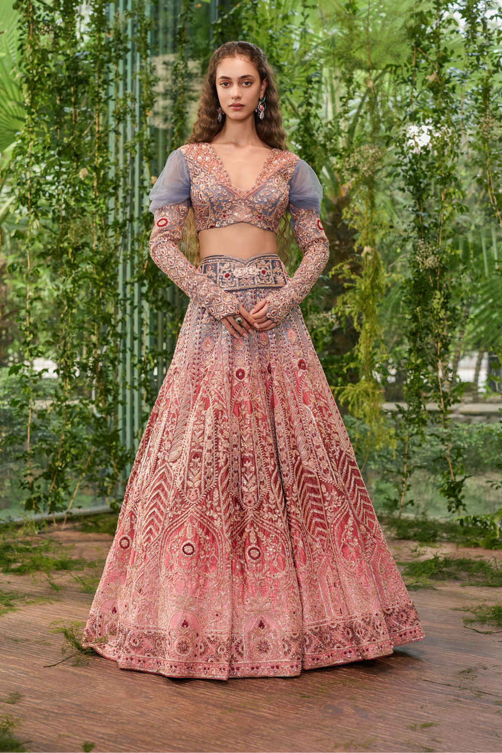 Dwirang-     A Tale in Two Hues Lehenga