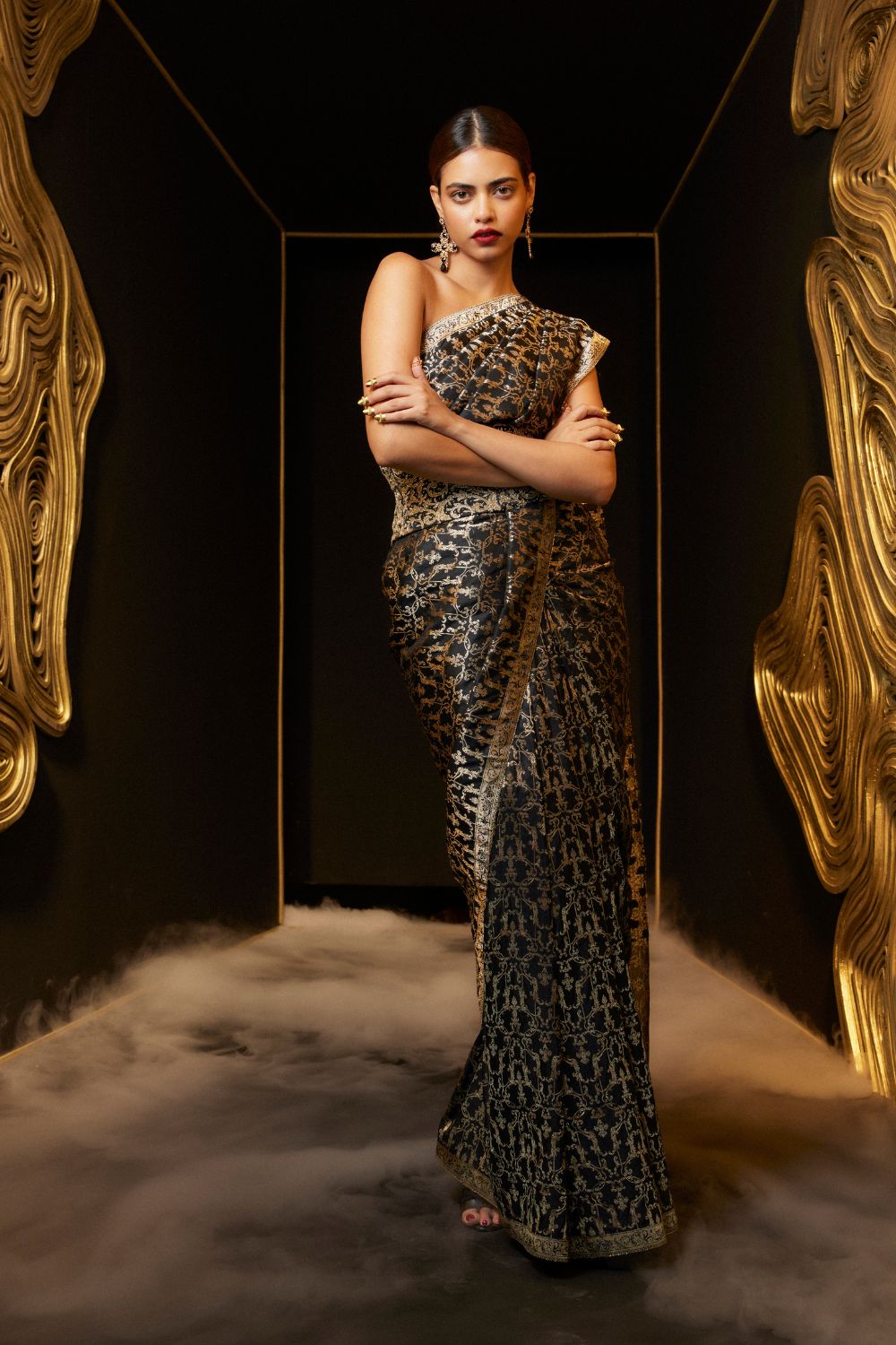 True Love Saree in Black