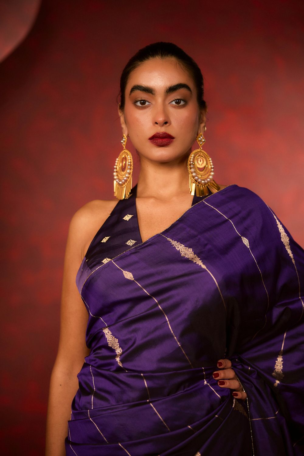 Bridezilla Saree Purple
