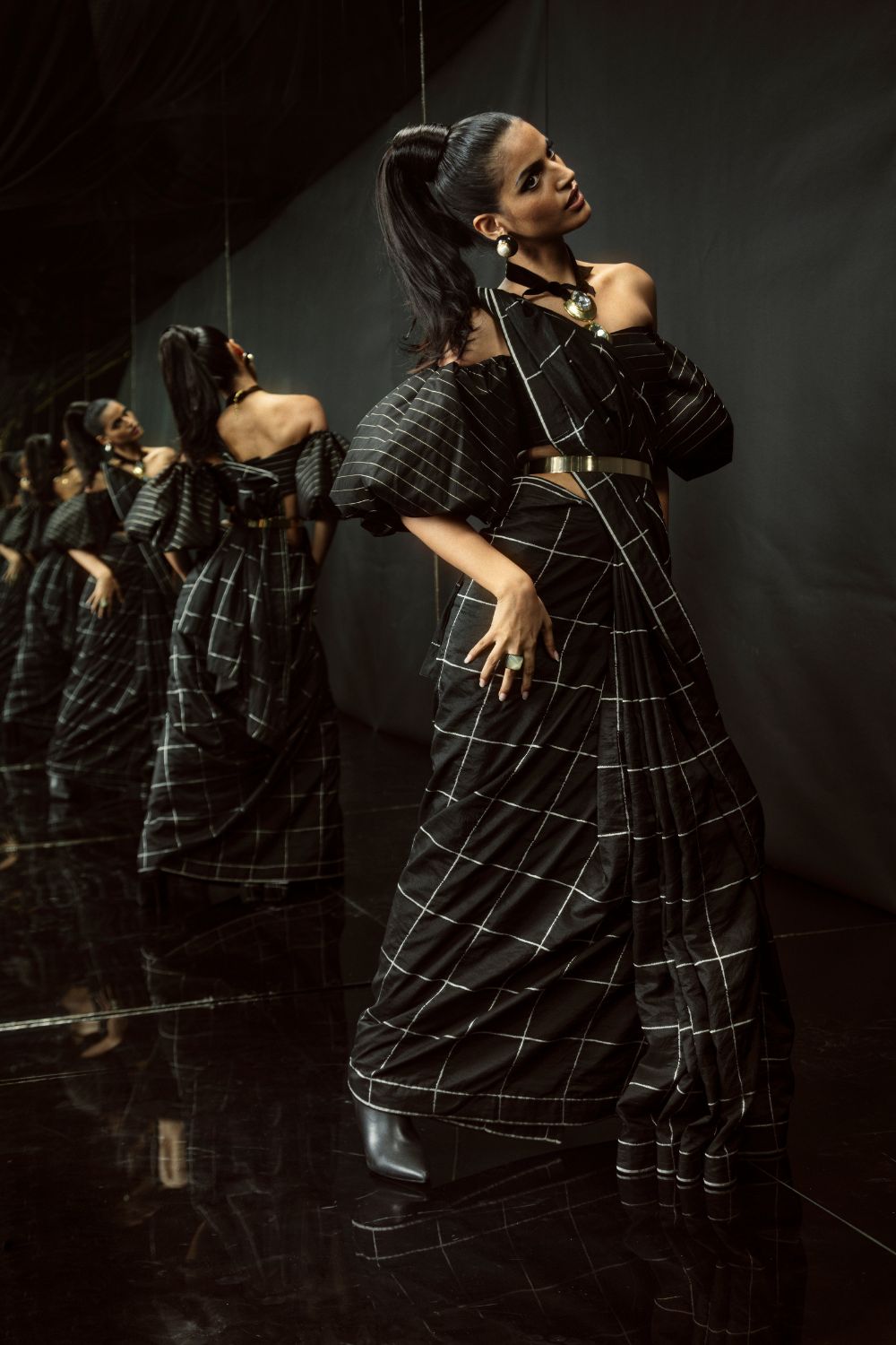 Black Window Pane
