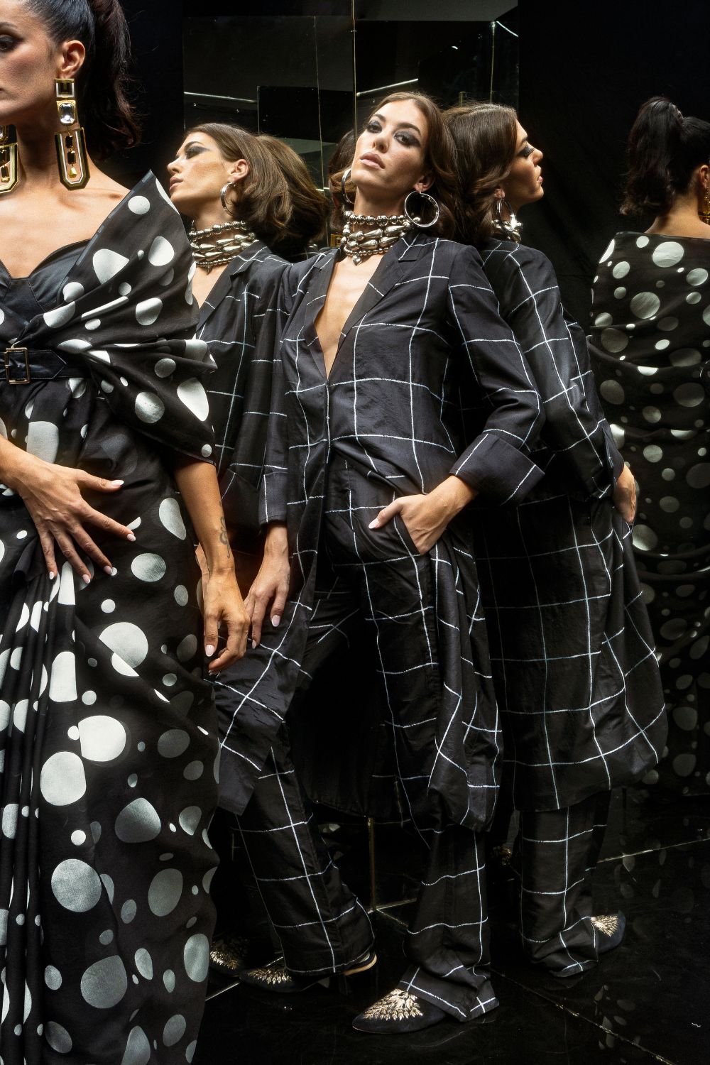 The Chessboard Kurta Set