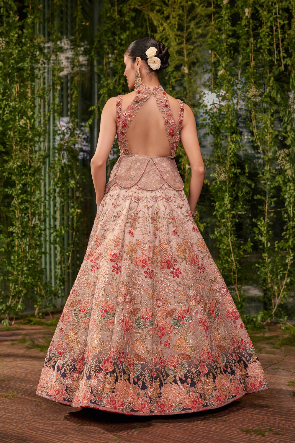 Pankhuri- The Floral Garce lehenga