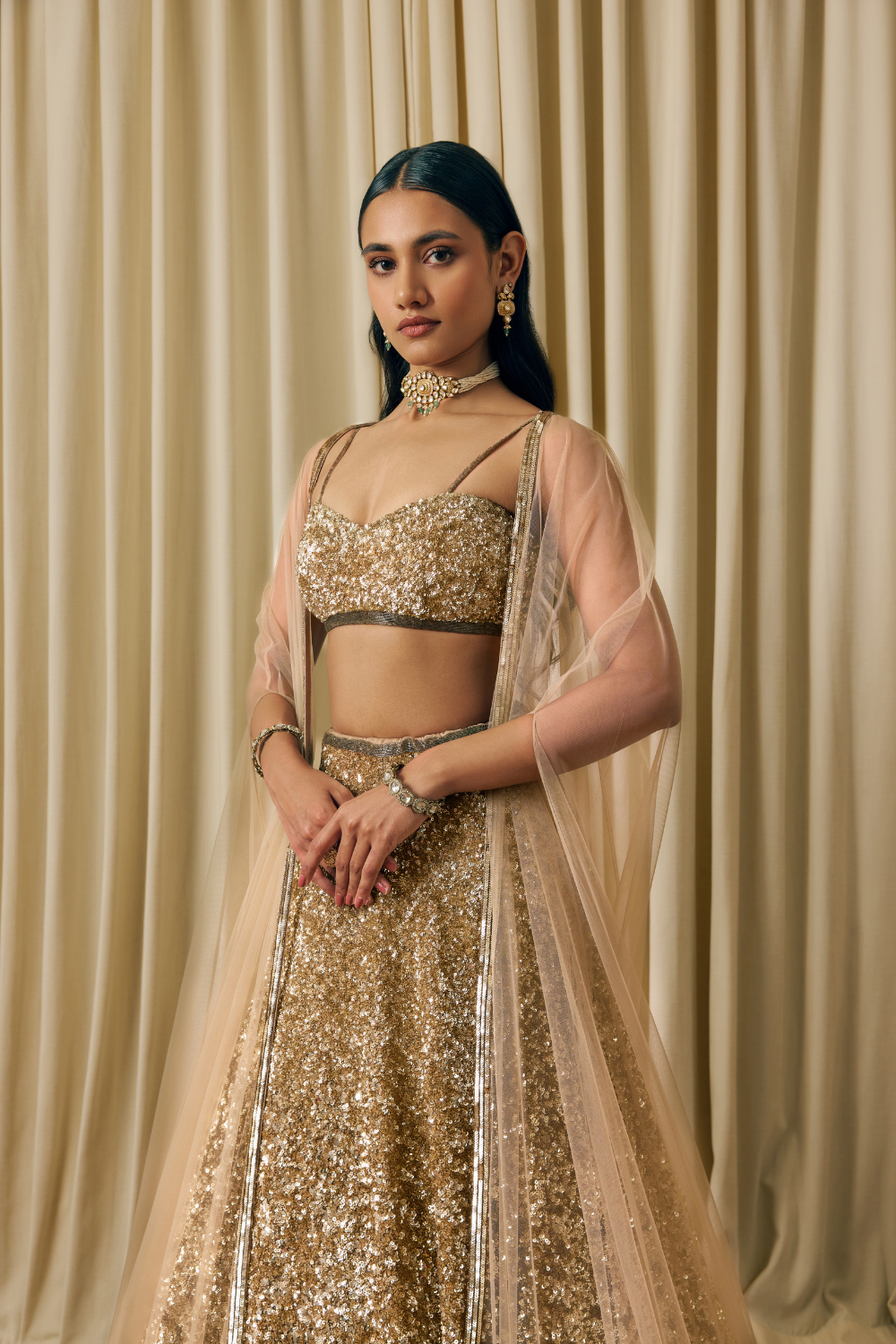 Sequin lehenga