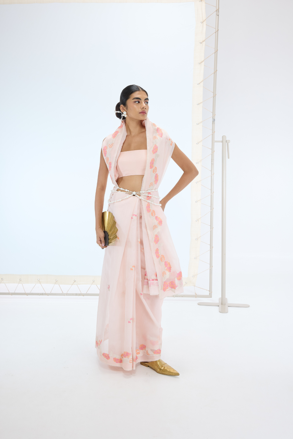 The Anna Saree in pink
