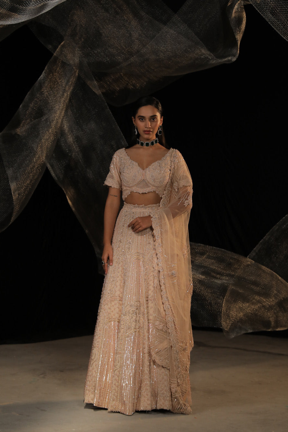 Rose Gold Lehenga