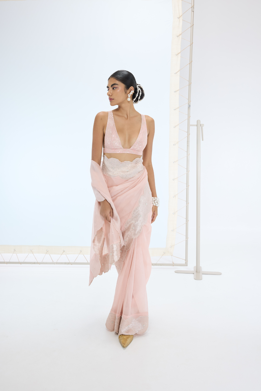 The Jane Saree in Pink
