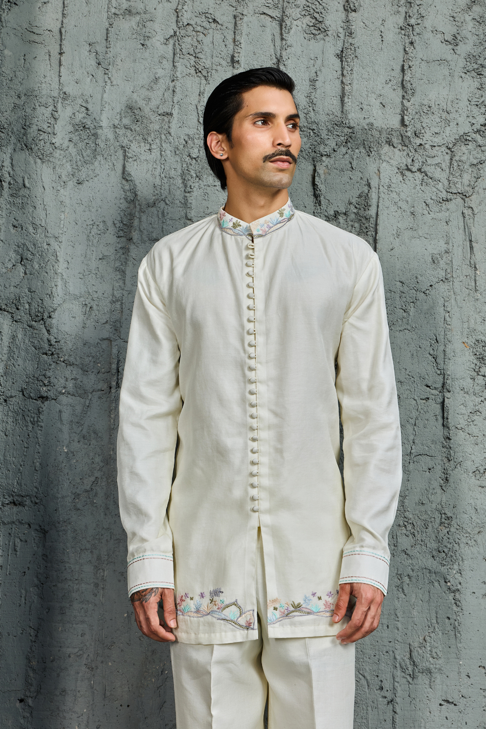 The Pearl Palm Jacket Set