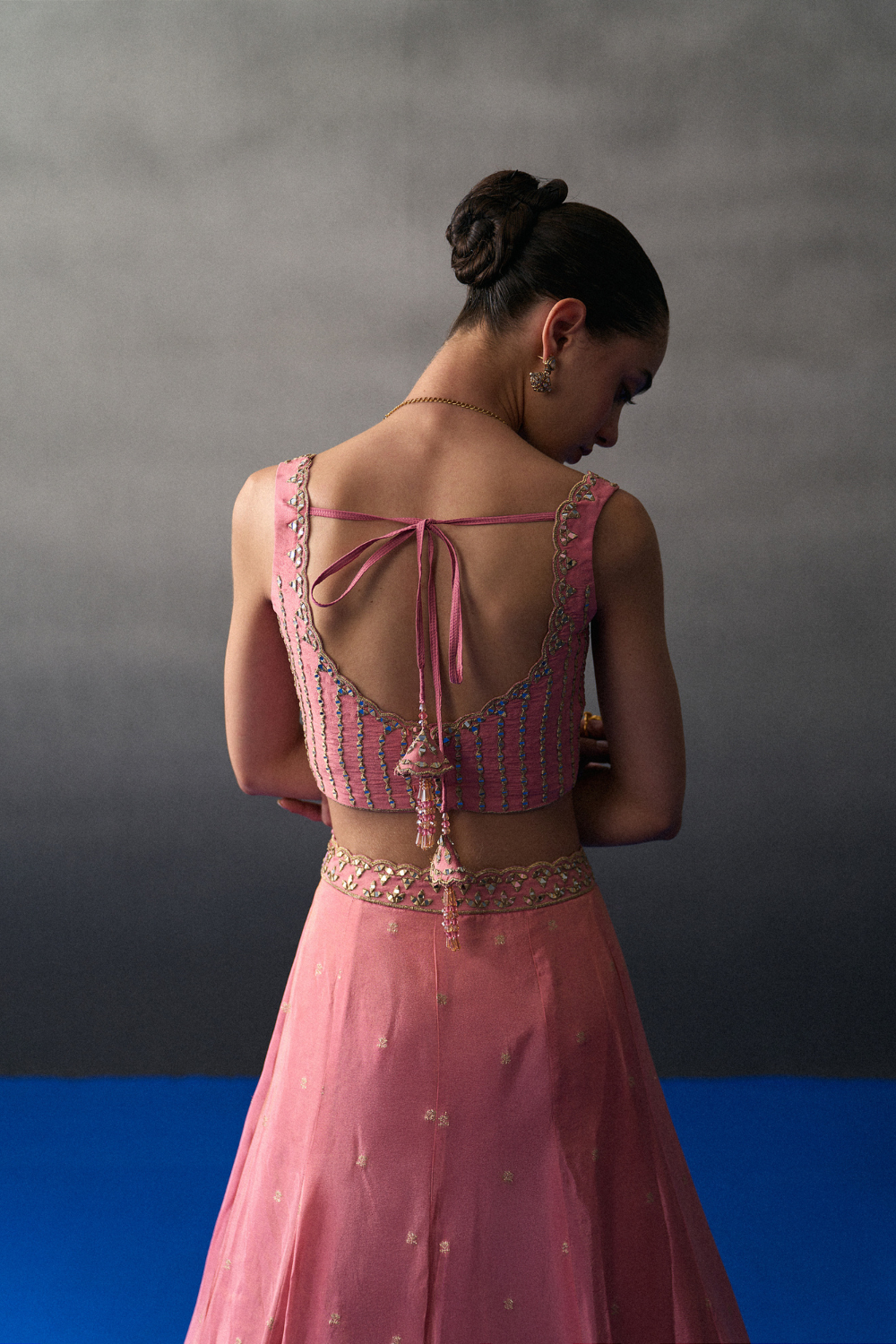 Gajri Benarasi Festive Lehenga