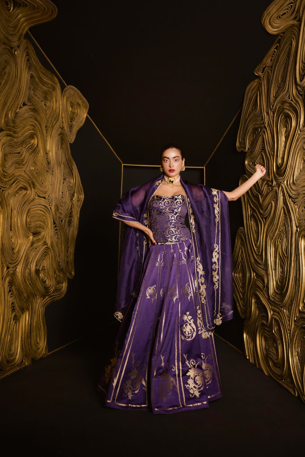 Only Mine Lehenga Purple