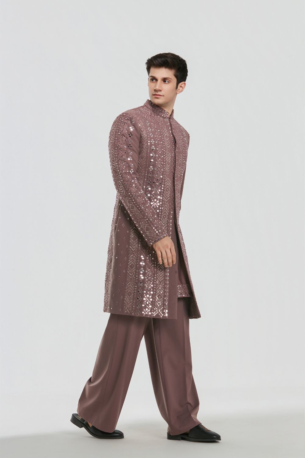 Shrine Iris Sherwani Set