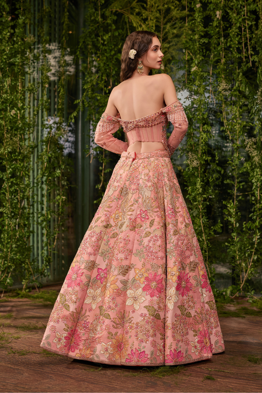 Tarini- The Heirloom Corset Lehenga