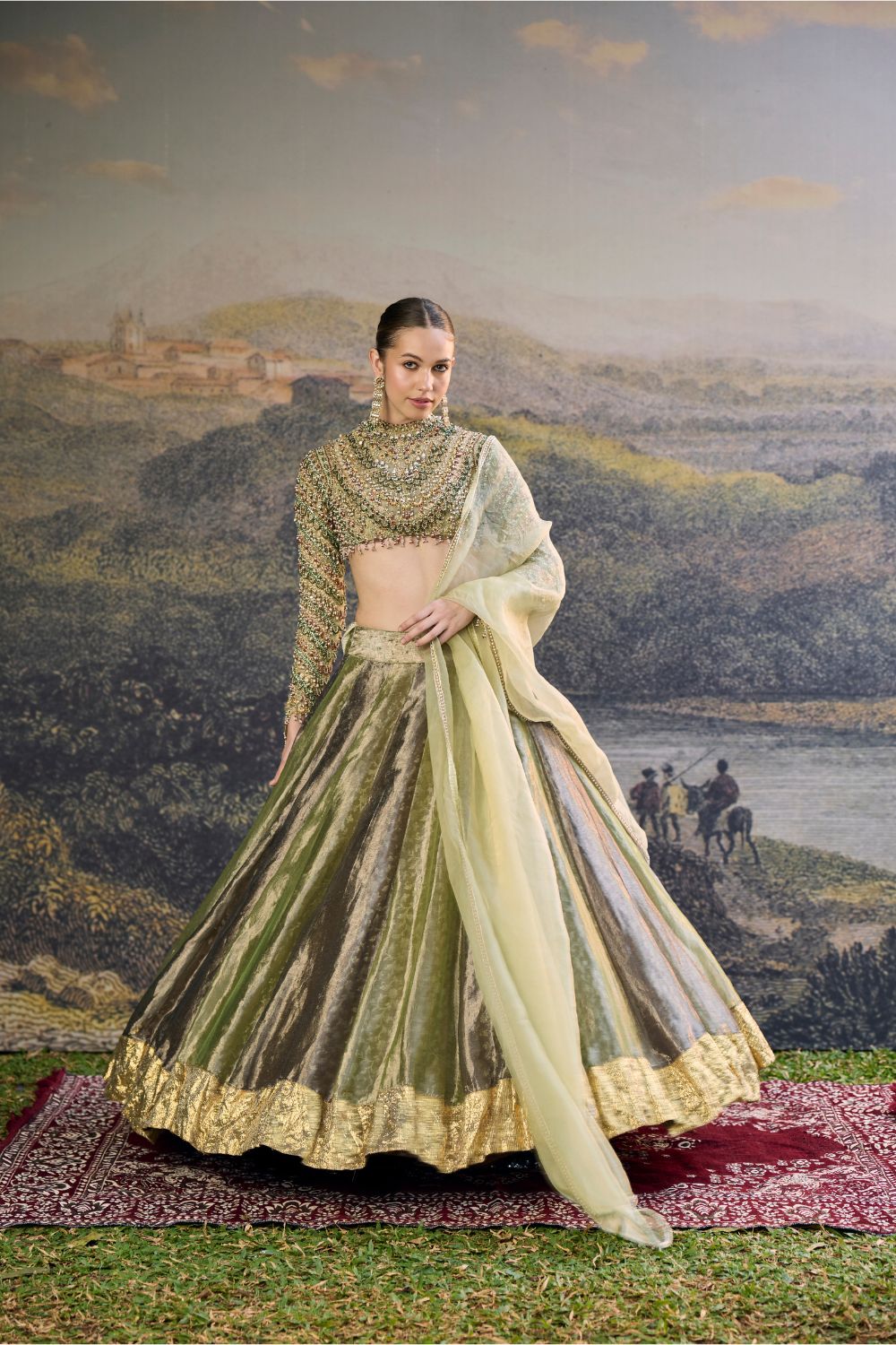 Zarreen Jadau Lehenga Set