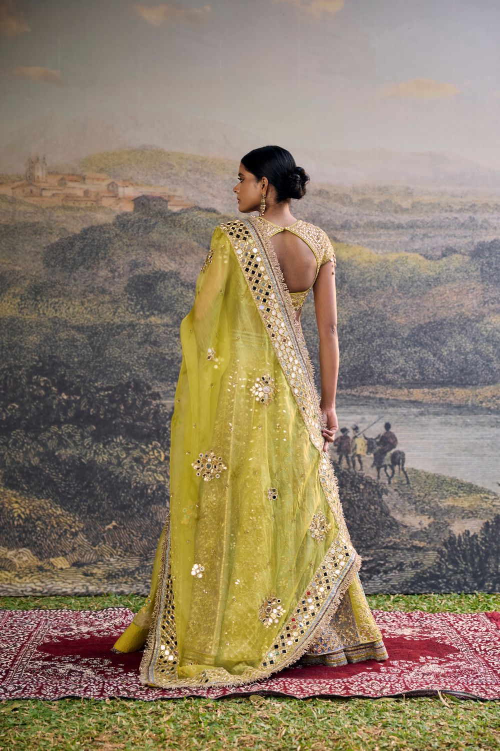 Rang Mahal Mirror Lehenga Set
