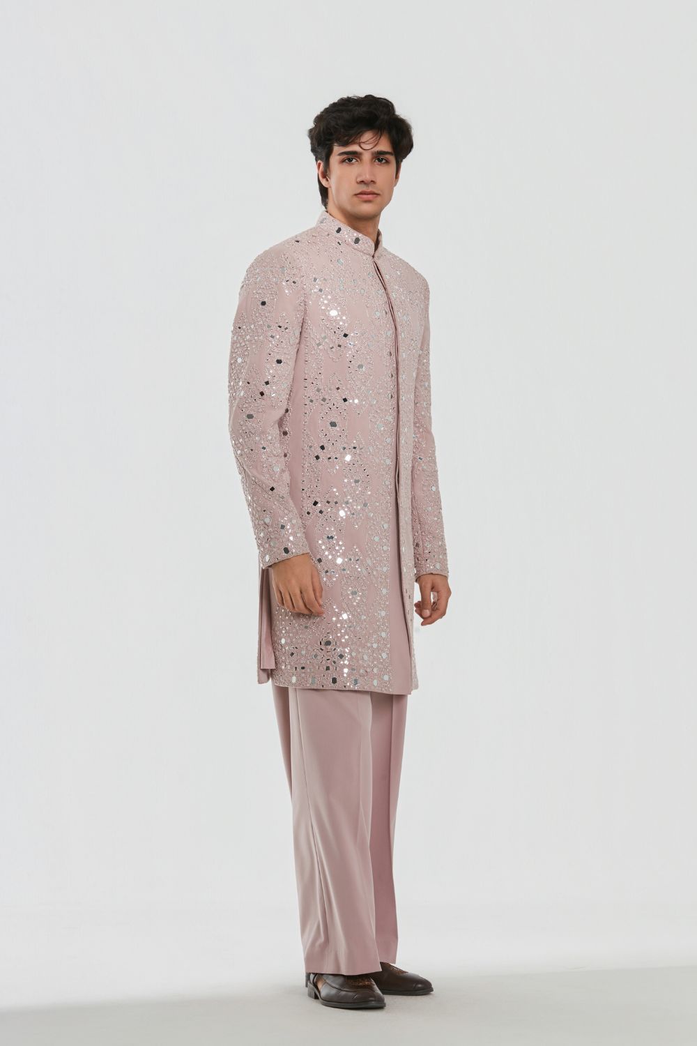 Shrine Cardinal Sherwani Set
