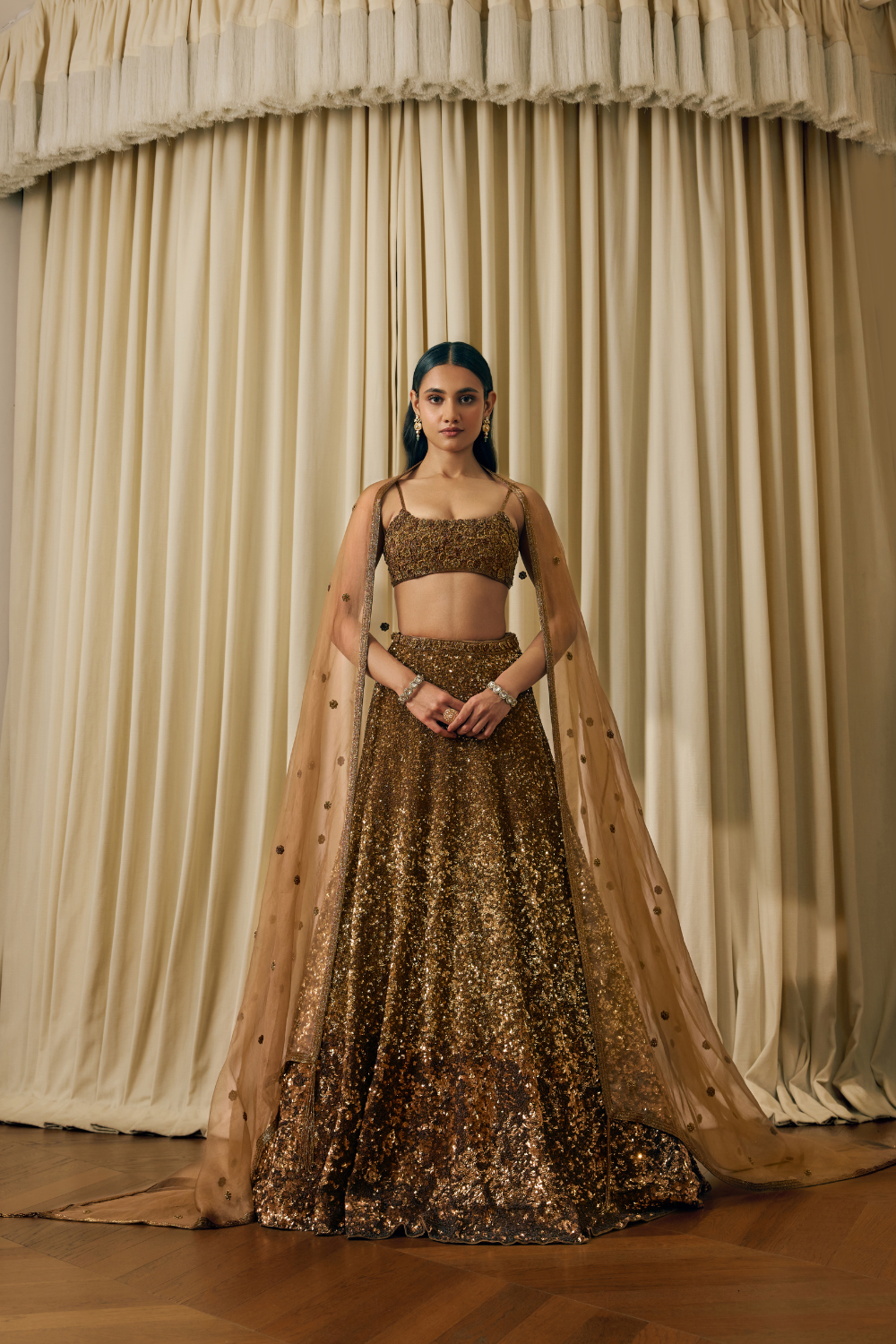 Sequin lehenga