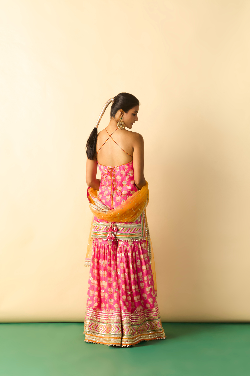 Dwisha Halter Sharara Set
