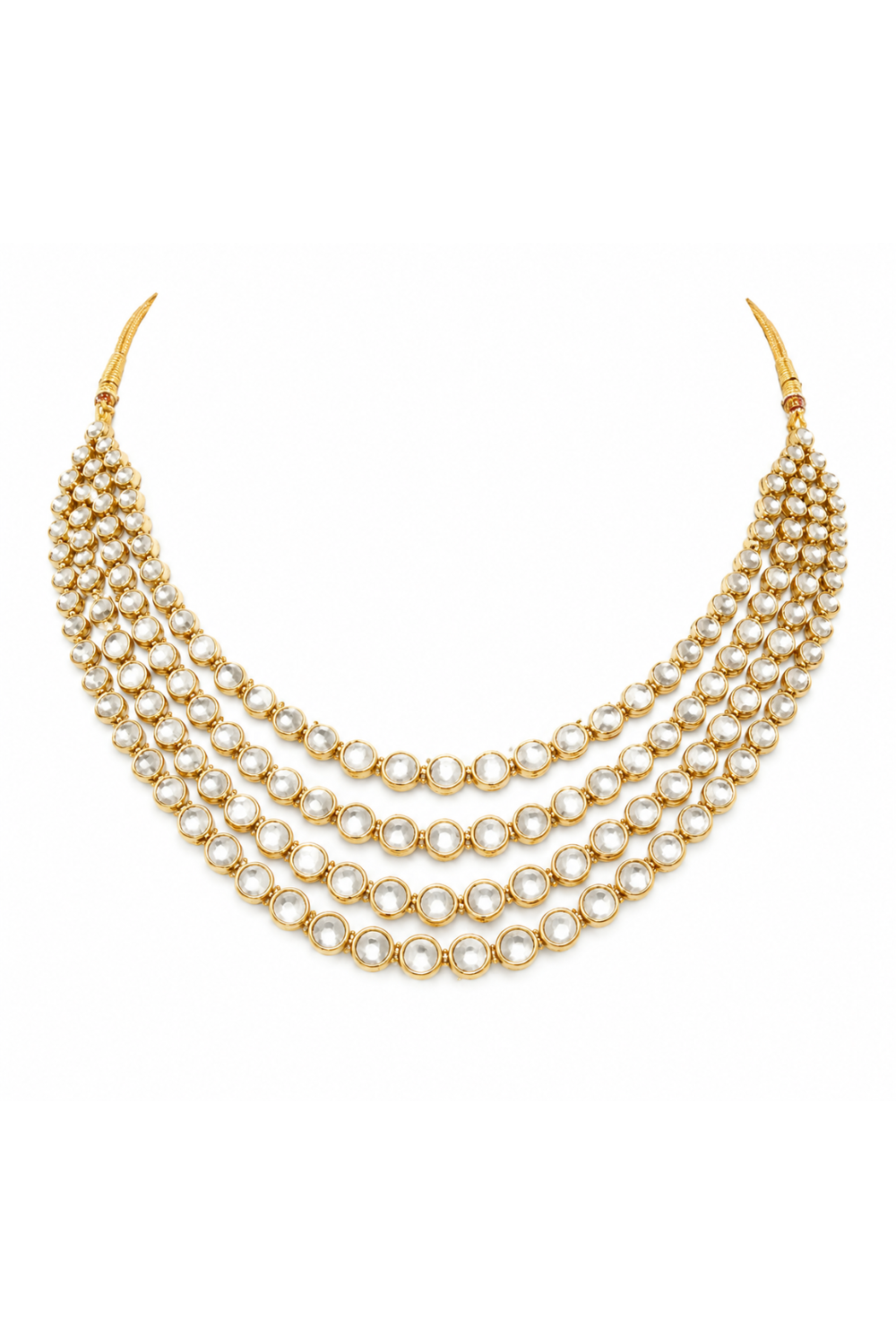 Layered Kundan Gold Plated Groom Mala
