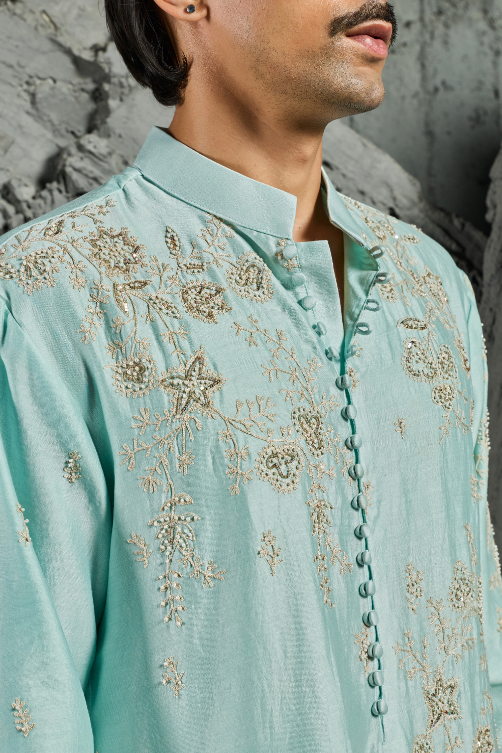 Turquoise Edit Festive Kurta Set