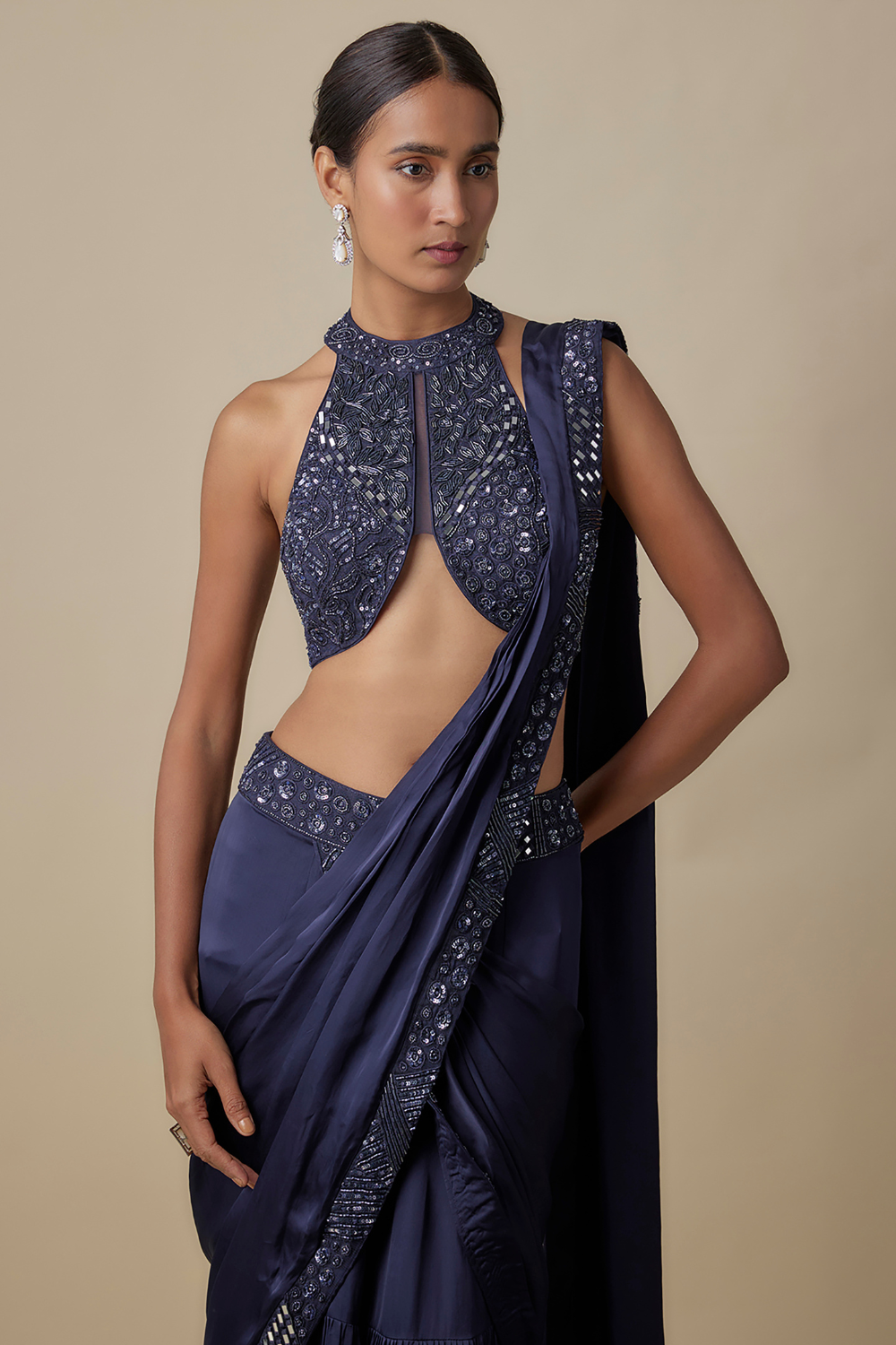 Nzeppel Drape Saree