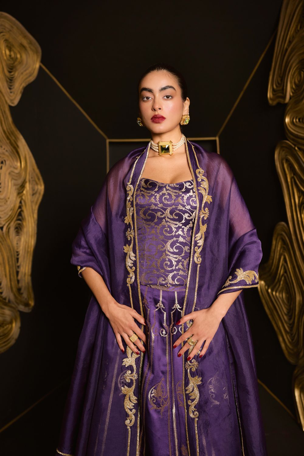 Only Mine Lehenga Purple