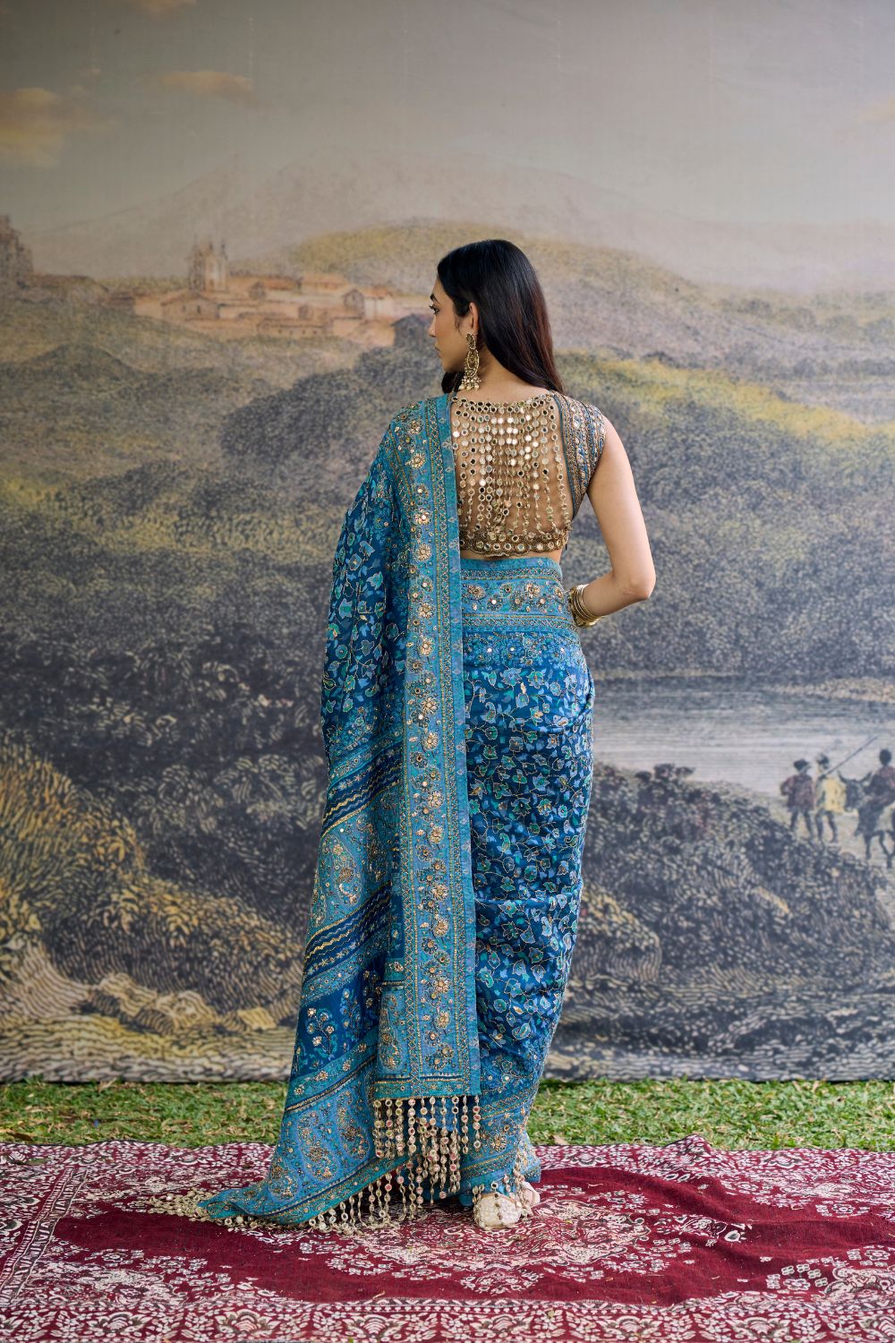 Neelambari Saree Set