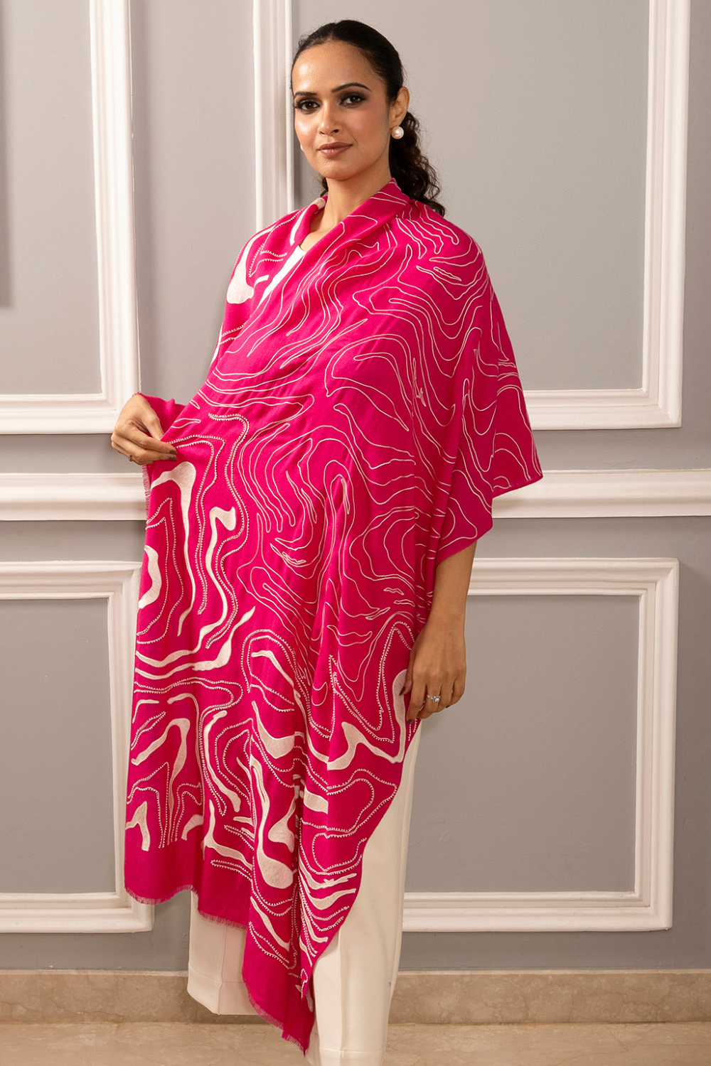 Sand Dunes | Wool Silk Stole