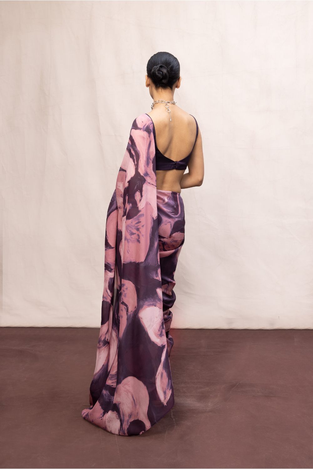 Multicolour Chiffon Digital Print Saree