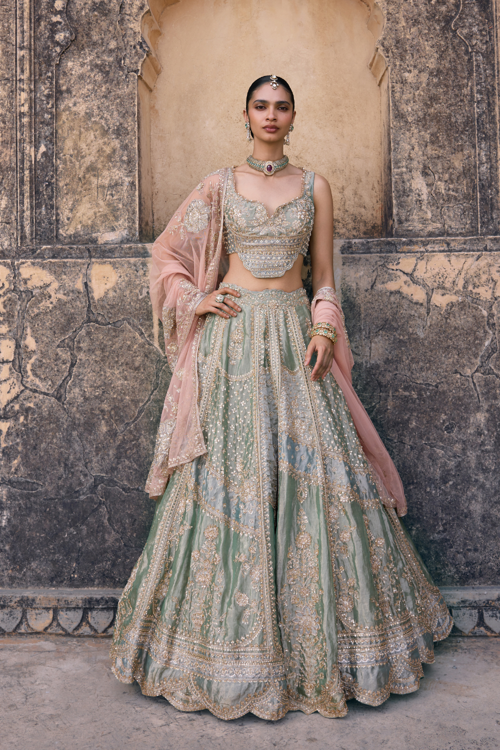 Wafa Lehenga Set