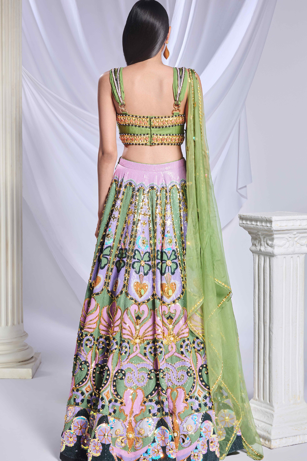 Celtic Hearts  Lehenga Set
