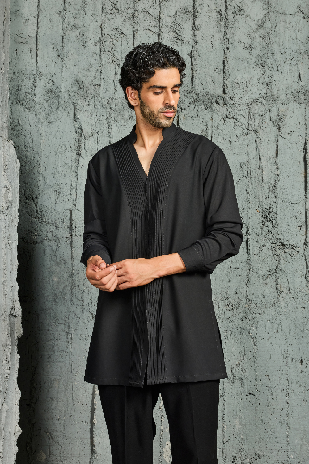 Noir Contemporary Jacket Set