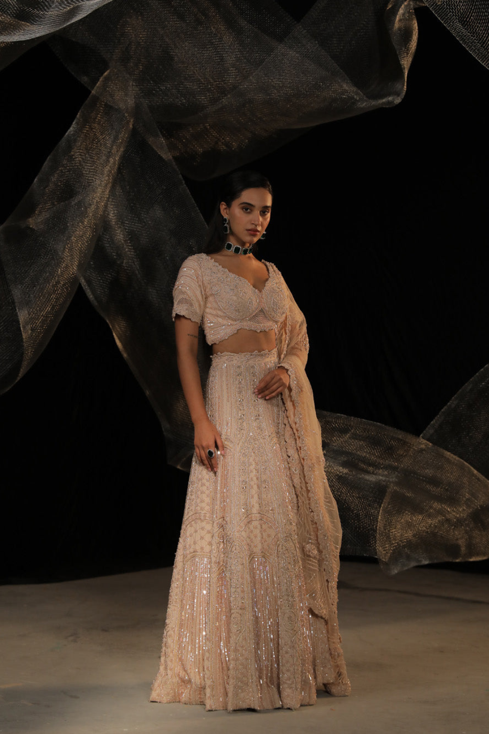 Rose Gold Lehenga