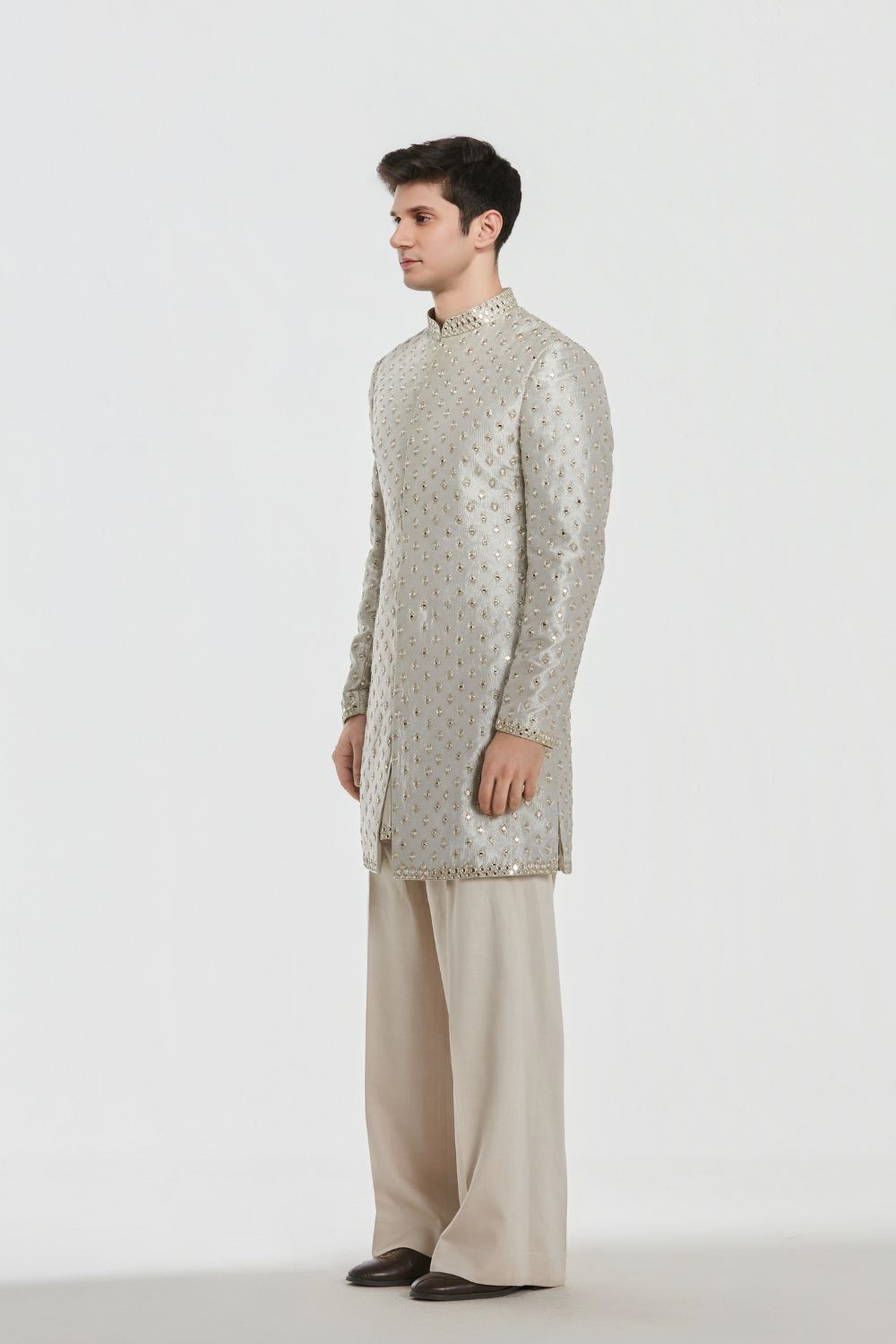 Shrine Opal Sherwani Set