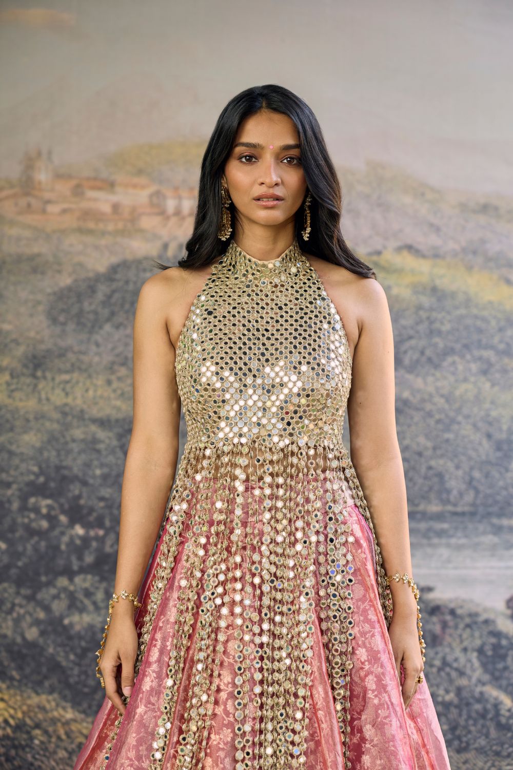 Gulbahar Mirror Lehenga Set