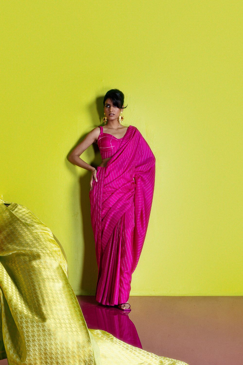 Pink Pin Stripe