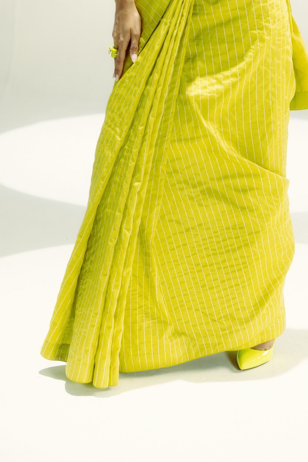 Lime Pin Stripe