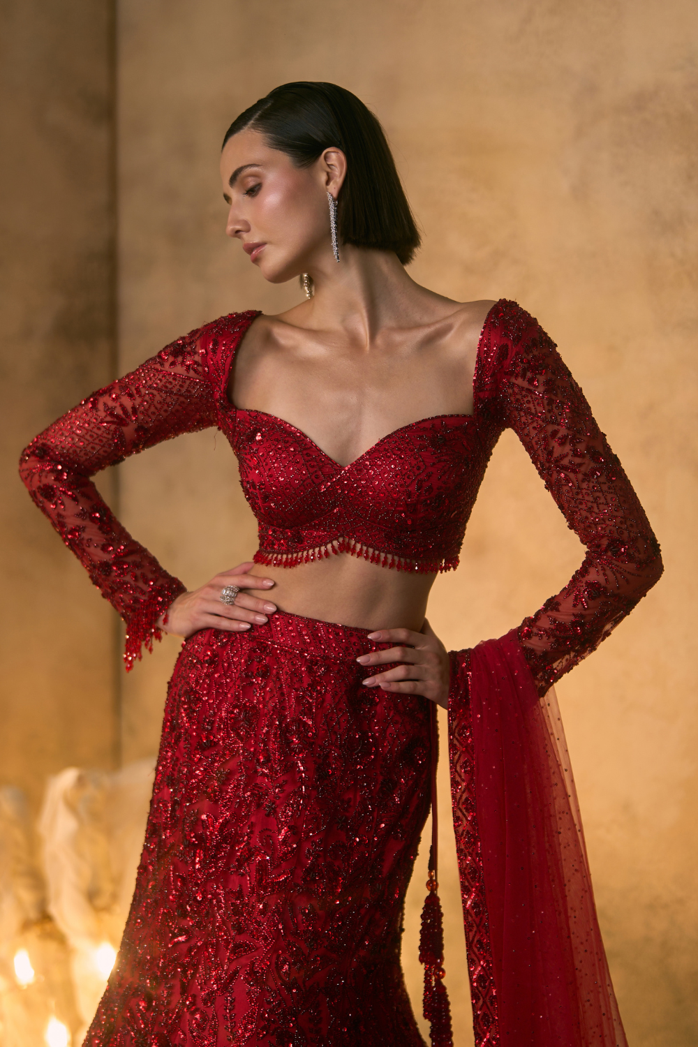 Ember Lehenga Set